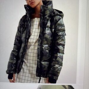 S13 New York Camo Down Puffer Jacket XS